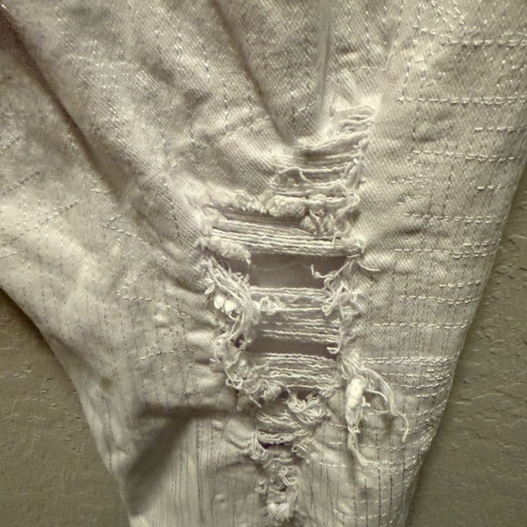 Guapi White Stacked Jeans Size 34 - Picture 13 of 16